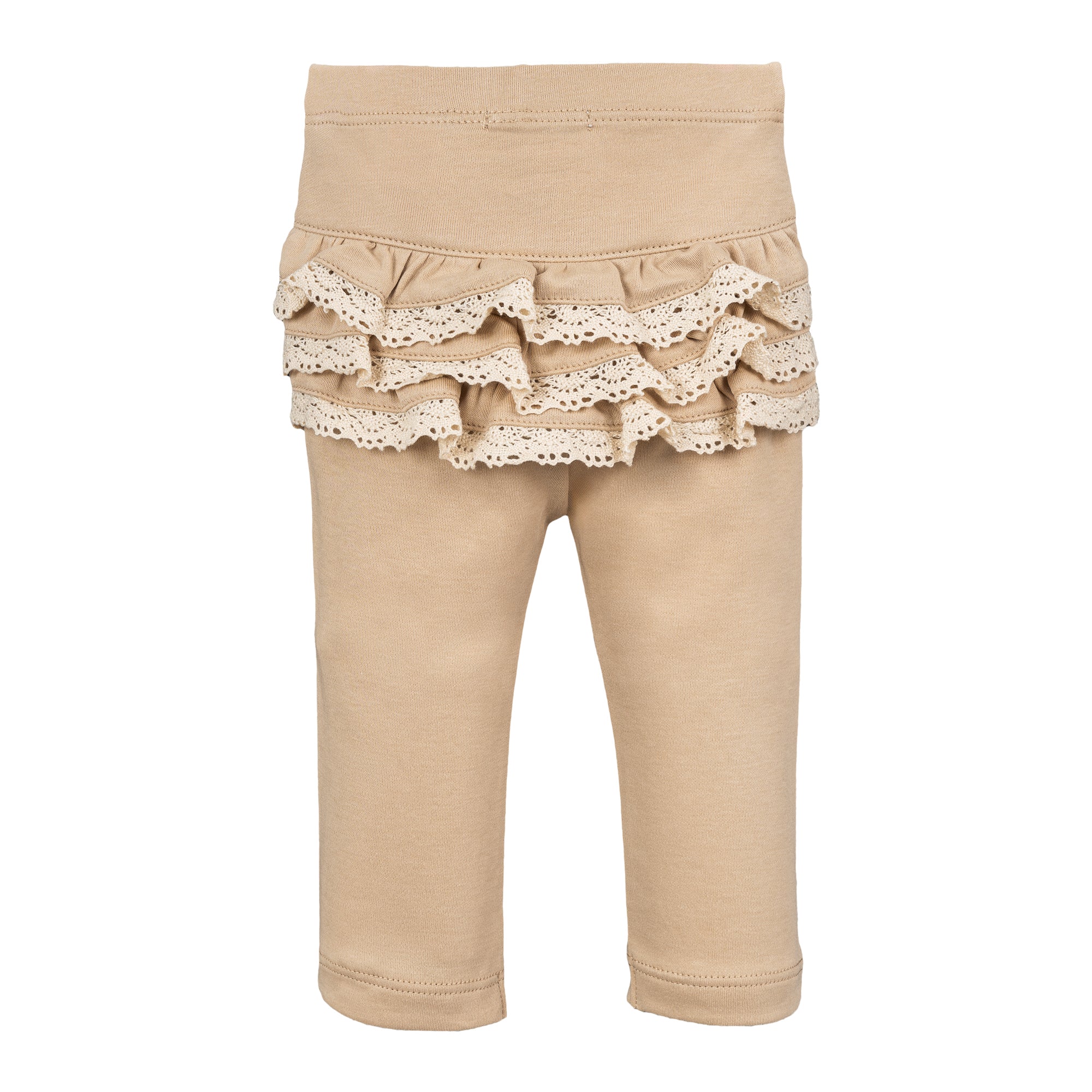 Ruffle-Tush Legging - Cocoa