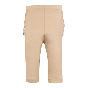 Ruffle-Tush Legging - Cocoa