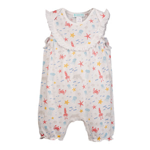 Yoke Romper - Calamari Cuddle Cove