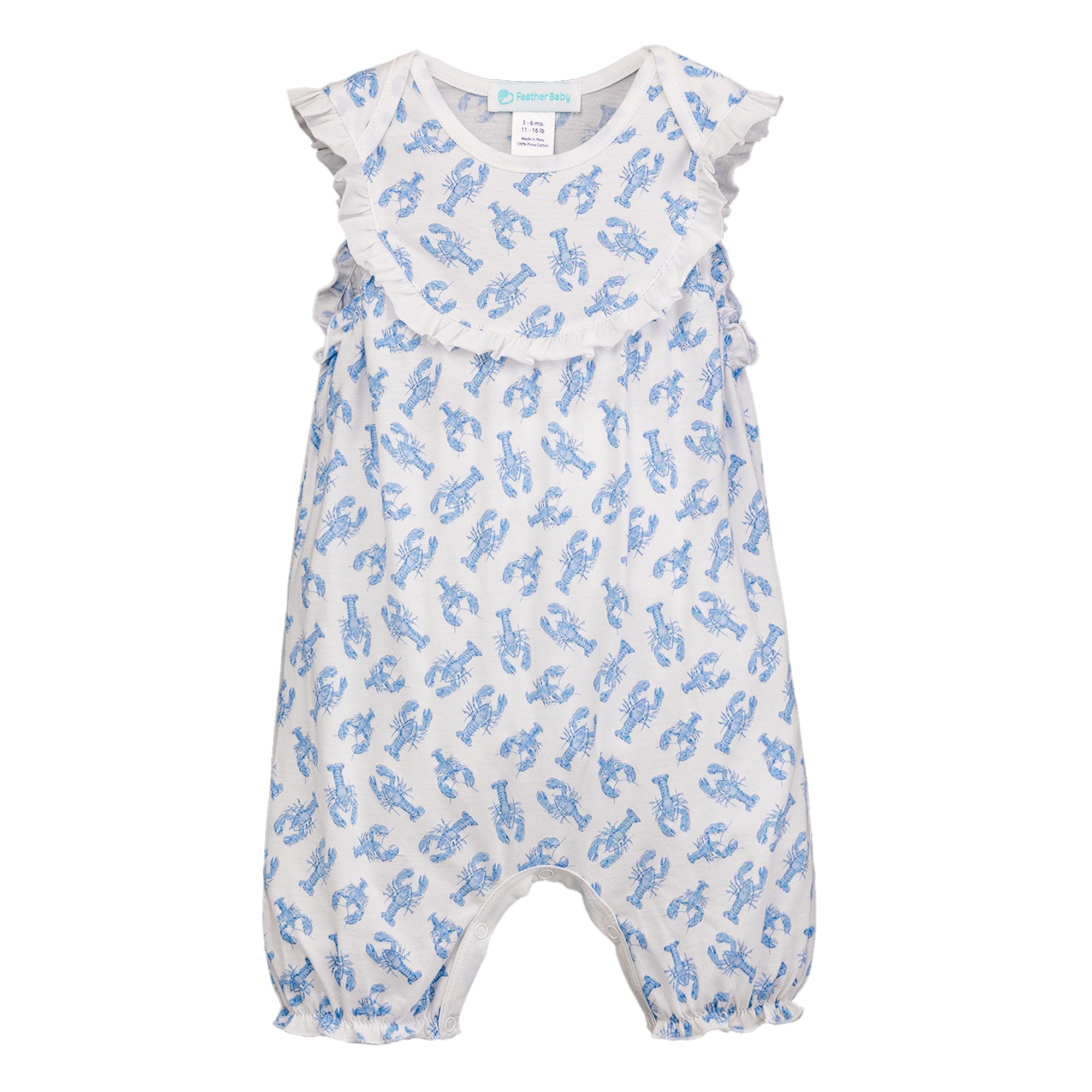 Yoke Romper - Crustacean Craze