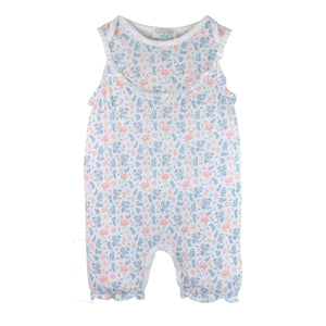 [Free_Shipping]-[Pima_Cotton]-Short Rompers-[Baby_Gift]-[Shower_Gift]-[Designer]-Feather Baby